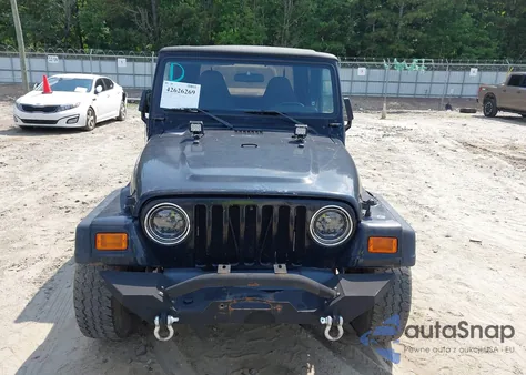 2002 Jeep Wrangler Sport из США, поврежденный, VIN 1J4FA49S32P700831